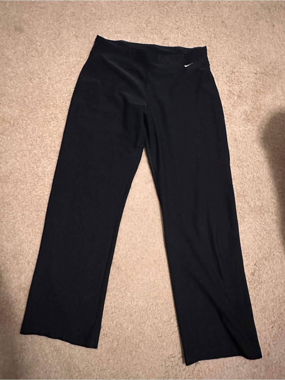 Nike Black Women's Wide-Leg Track Pants